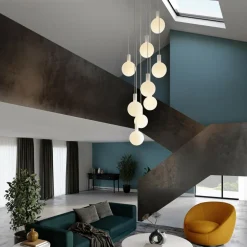 Alumina Nine Pendant with Sphere V Pendelleuchte