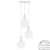 Alumina Triple Pendant with Sphere V Pendelleuchte