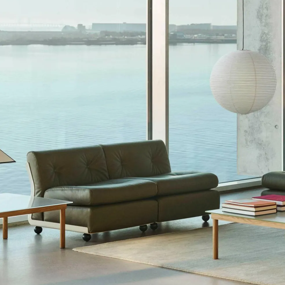 Amanta 2 Sitzer Sofa Leder