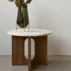 Androgyne Beistelltisch Marmor Ø50cm