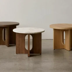 Androgyne Beistelltisch Marmor Ø50cm