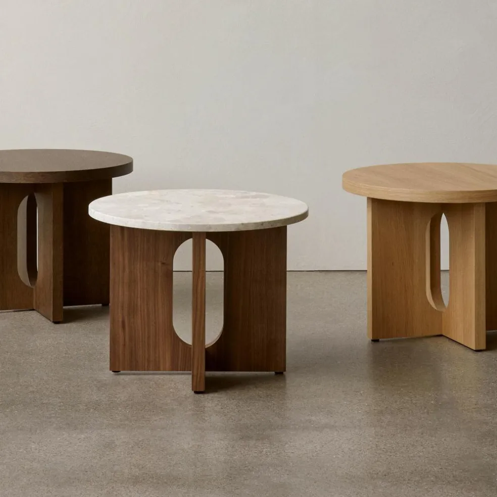 Androgyne Beistelltisch Marmor Ø50cm