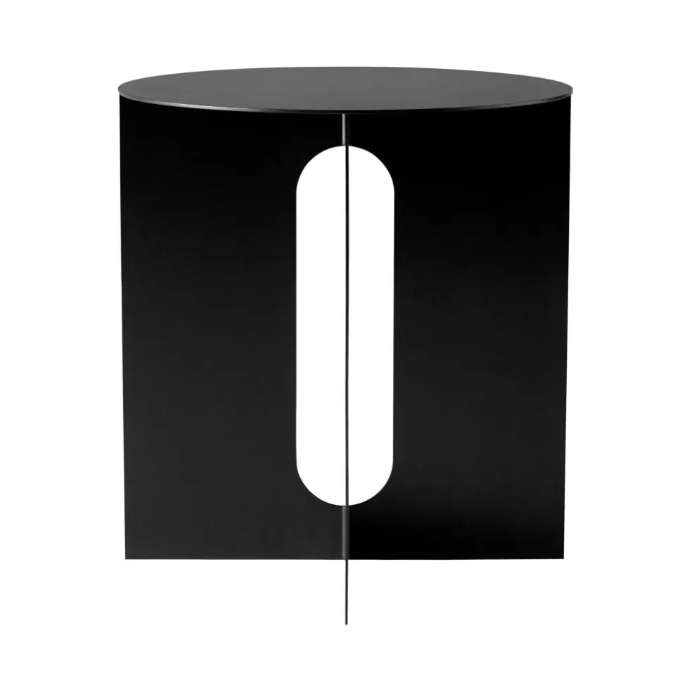 Androgyne Beistelltisch Stahl Ø 40cm