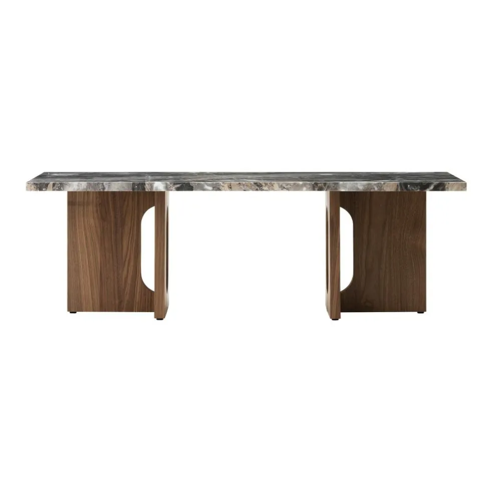 Androgyne Couchtisch Gestell Holz 120x45cm
