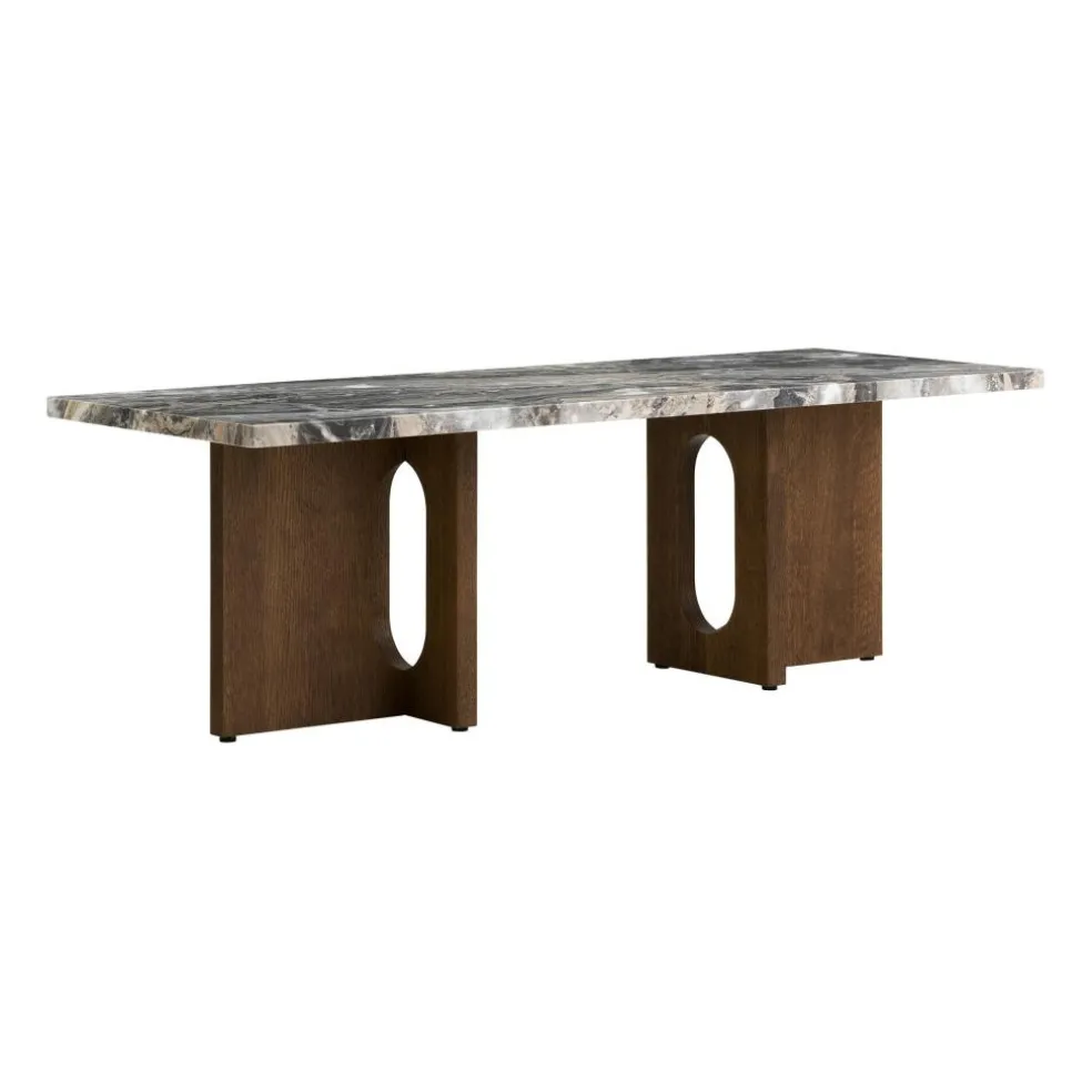 Androgyne Couchtisch Gestell Holz 120x45cm