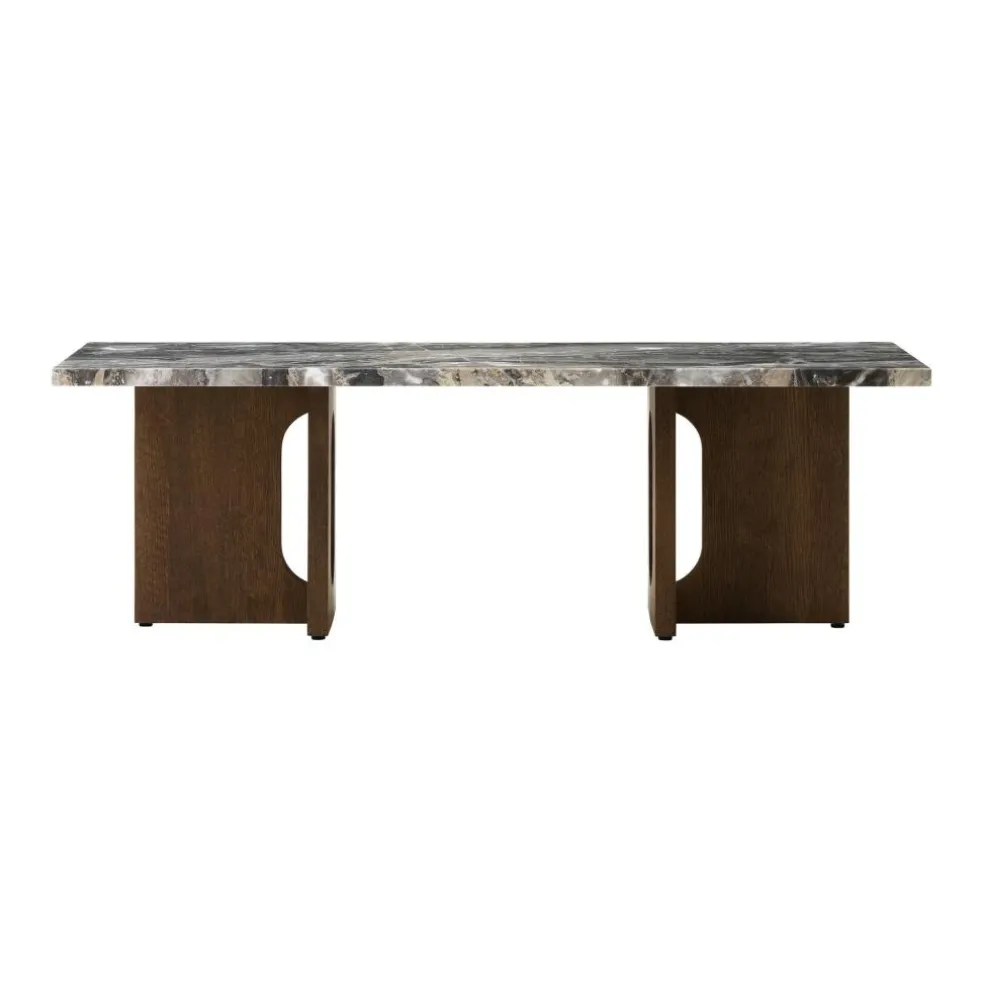 Androgyne Couchtisch Gestell Holz 120x45cm