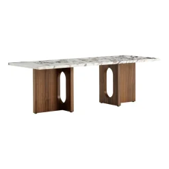 Androgyne Couchtisch Gestell Holz 120x45cm