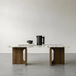 Androgyne Couchtisch Gestell Holz 120x45cm