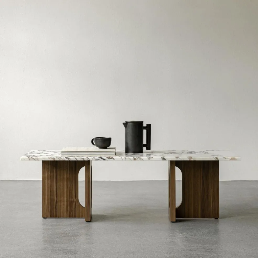 Androgyne Couchtisch Gestell Holz 120x45cm