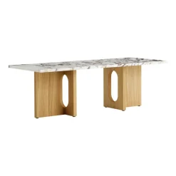 Androgyne Couchtisch Gestell Holz 120x45cm