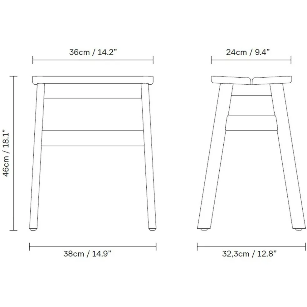 Angle Standard Hocker