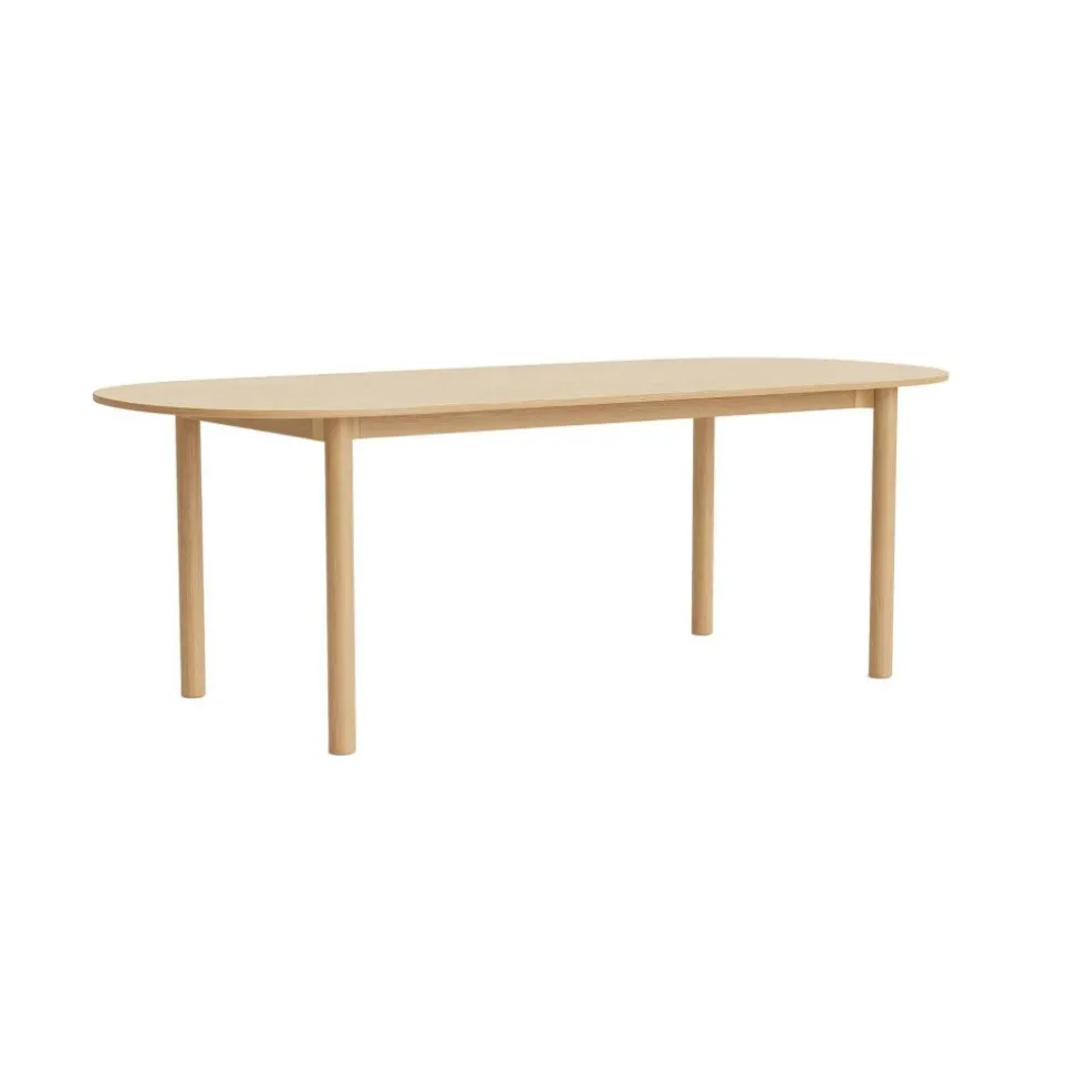 Annex Esstisch länglich 220x95cm Gestell Eiche