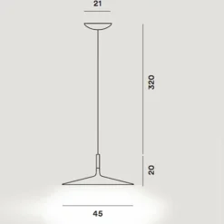 Aplomb Large LED Pendelleuchte