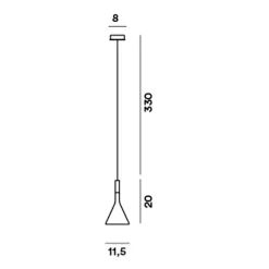 Aplomb Mini Pendelleuchte