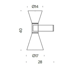 Applique de Marseille Wandleuchte