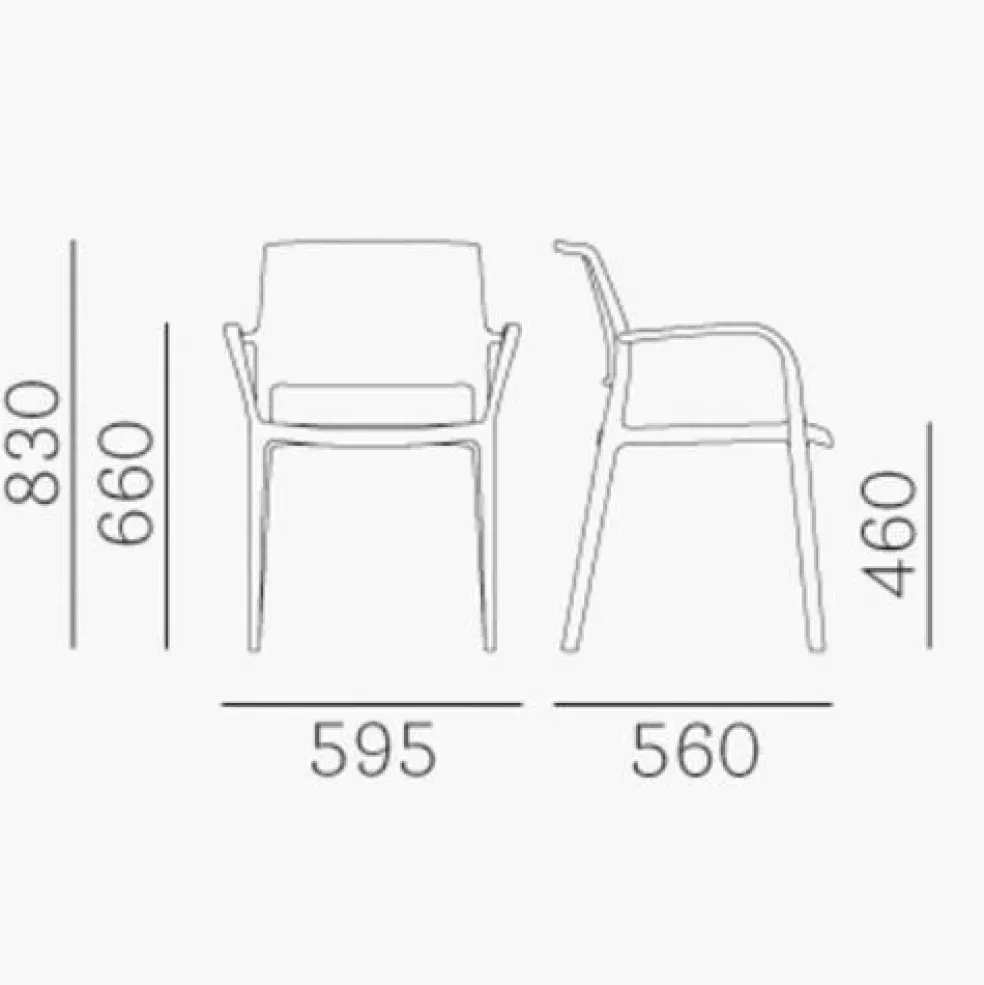 Ara 315 Gartenarmlehnstuhl