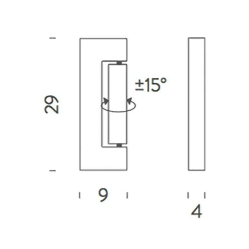 Ara LED 29 Wandleuchte