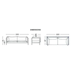 Arbour Eco 3-Sitzer Sofa