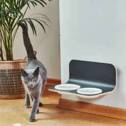 Arco Katzennapfhalter mit Porzellannäpfen