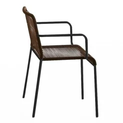 Aria S43 Armlehnstuhl Gestell schwarz stapelbar