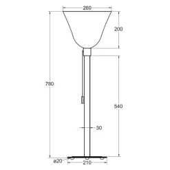 Art Déco Stehleuchte