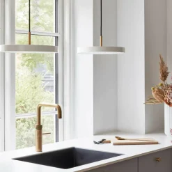 Asteria Mini LED Pendelleuchte Messing