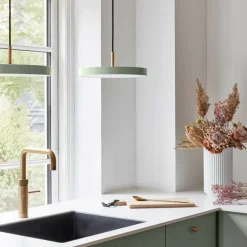 Asteria Mini LED Pendelleuchte Messing