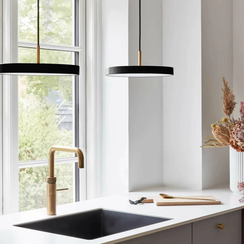 Asteria Mini LED Pendelleuchte Messing