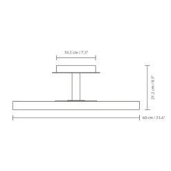 Asteria Up LED Deckenleuchte L