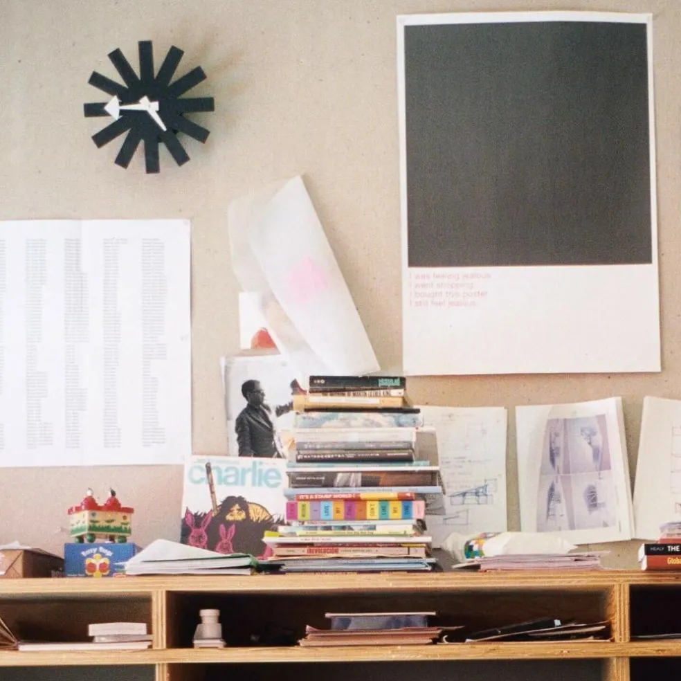 Asterisk Clock Wanduhr