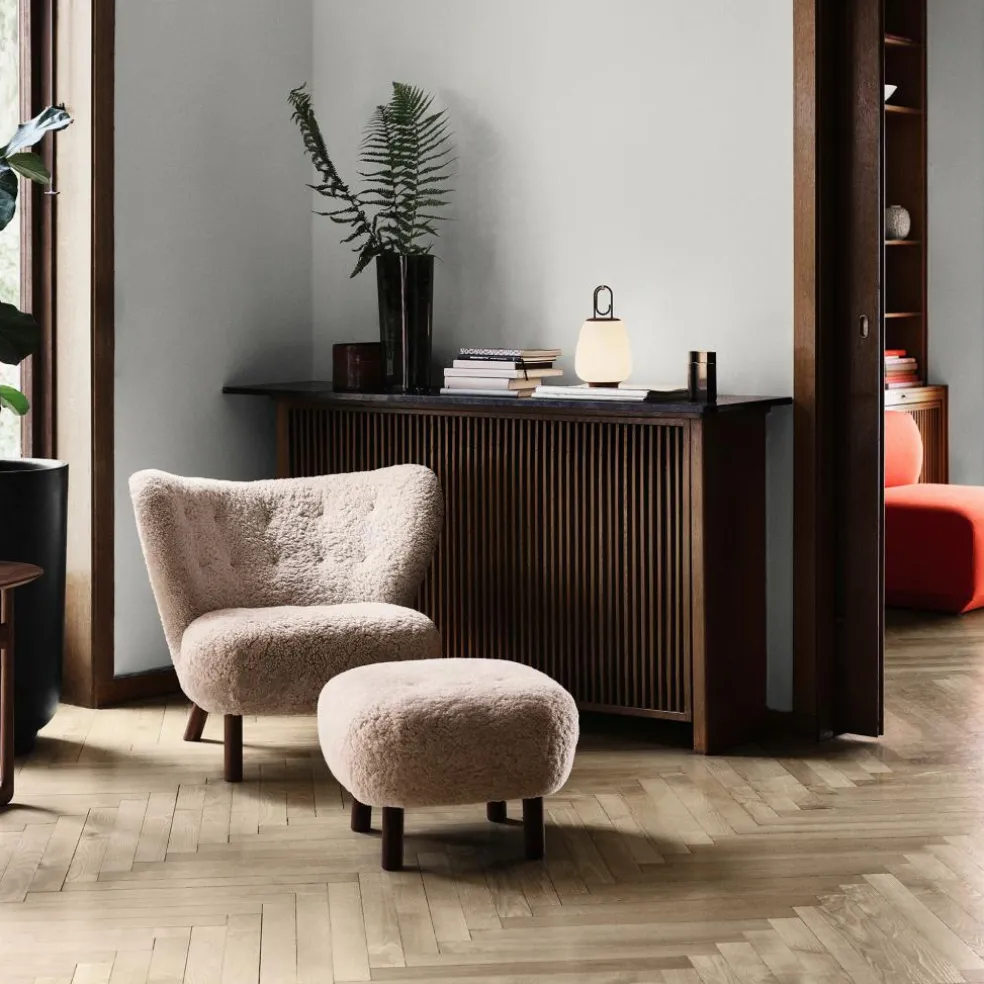 ATD1 Ottoman Gestell Walnuss