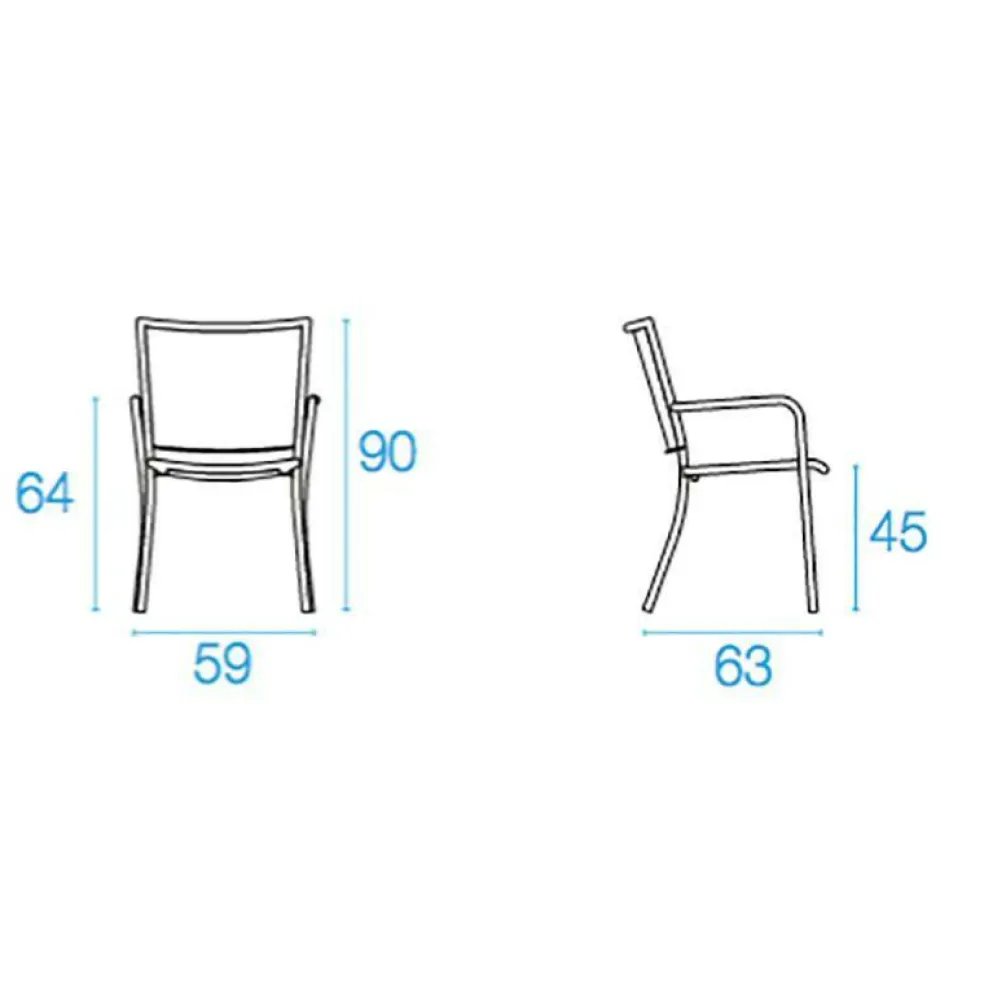 Athena Gartenarmlehnstuhl