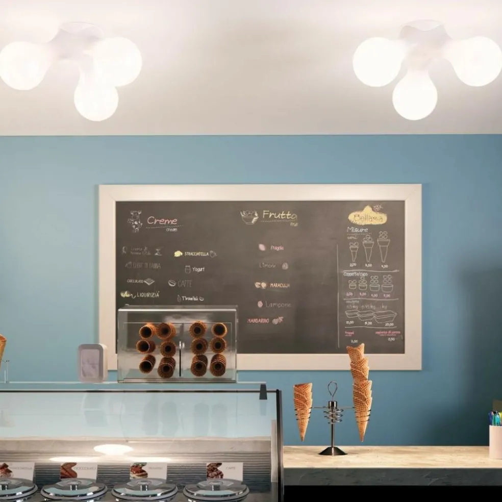 Atomium Wand-/Deckenleuchte