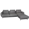 Aura 3-Sitzer Sofa mit Ottoman