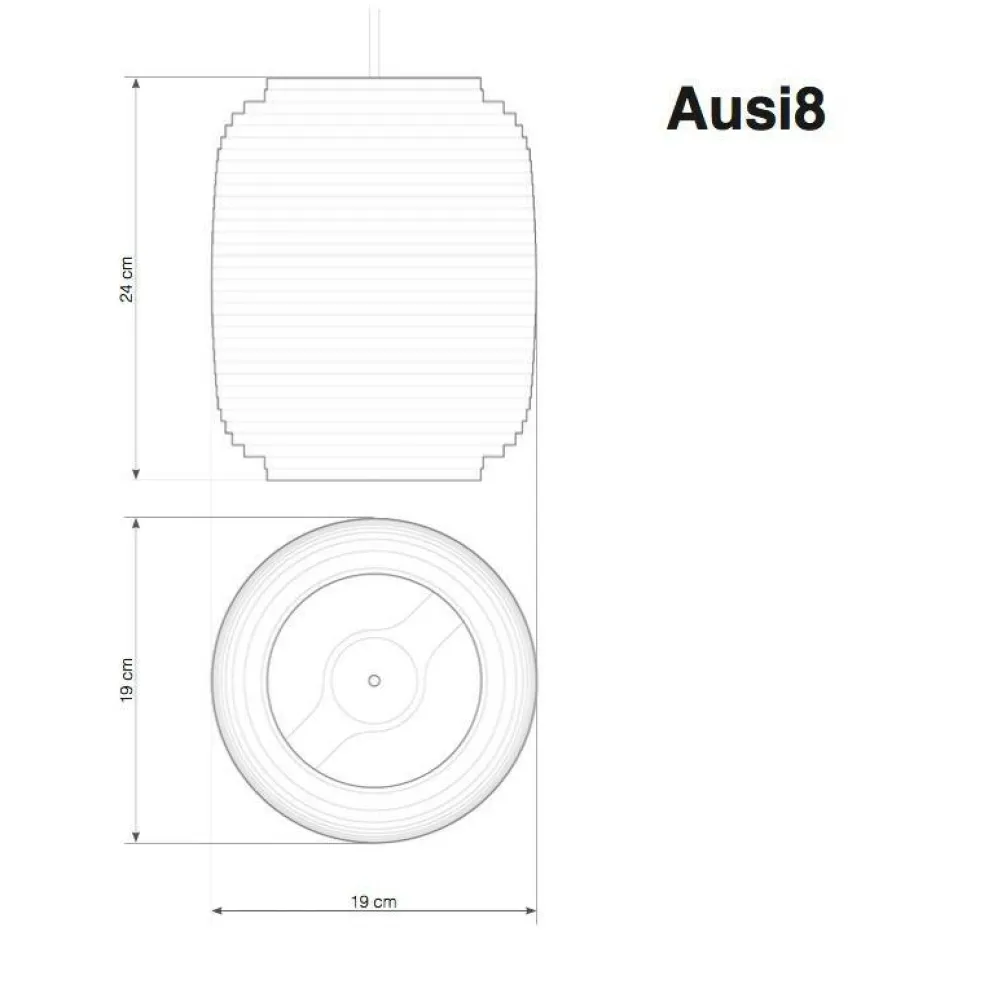 Ausi Pendelleuchte blond