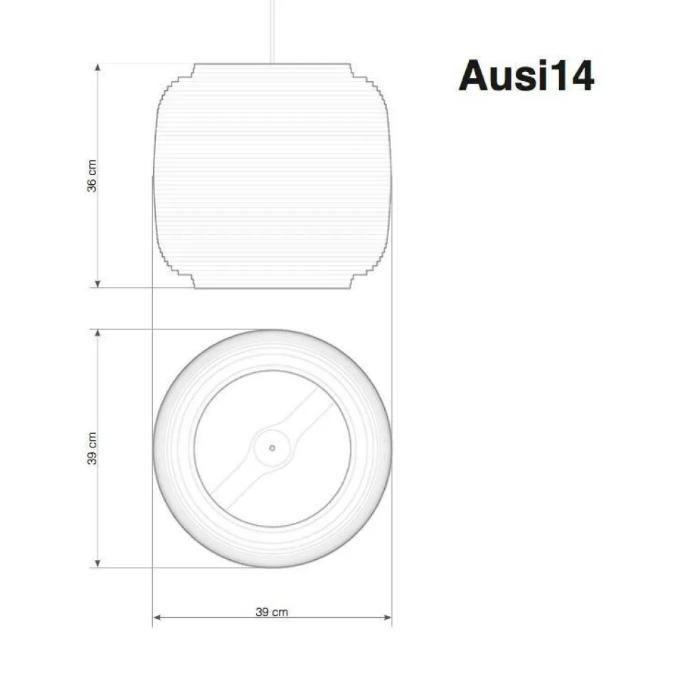 Ausi Pendelleuchte blond