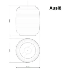 Ausi Pendelleuchte weiß