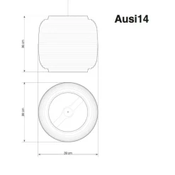 Ausi Pendelleuchte weiß