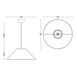 Ava Cone Pendelleuchte