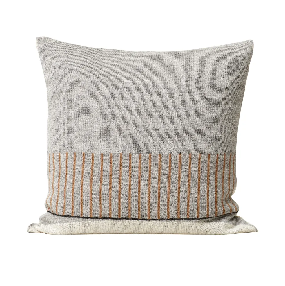 Aymara Kissen Muster Grau 52x52cm