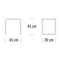 B 9 Beistelltisch Glas