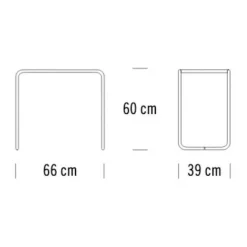 B 9 Beistelltisch Glas