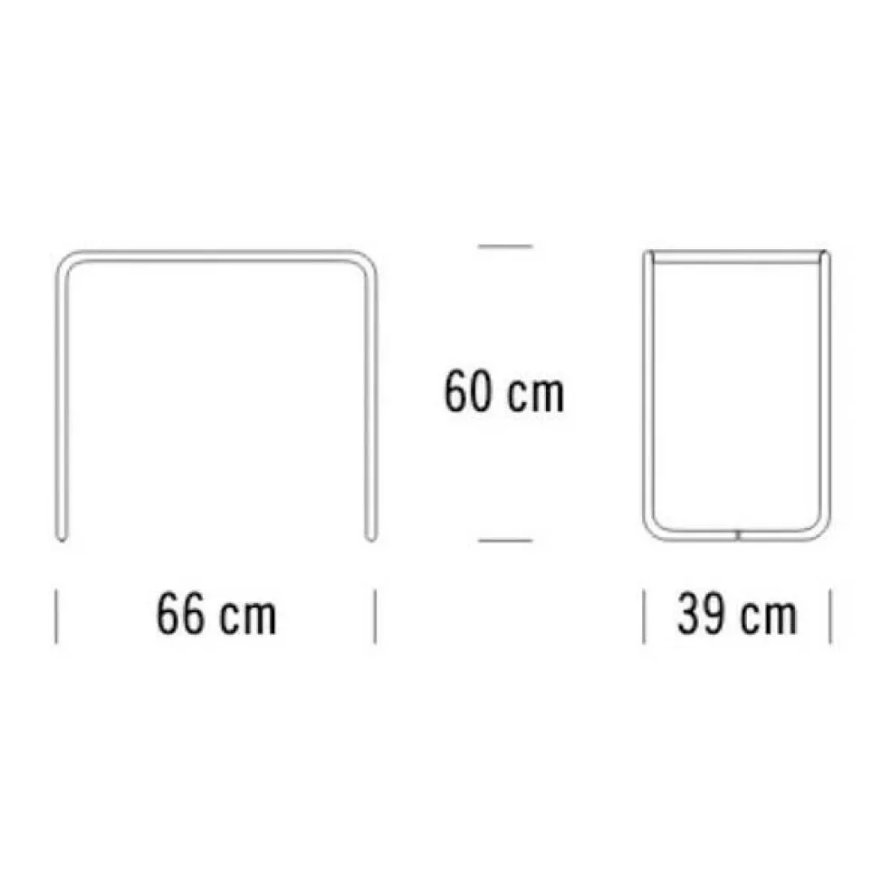 B 9 Beistelltisch Glas