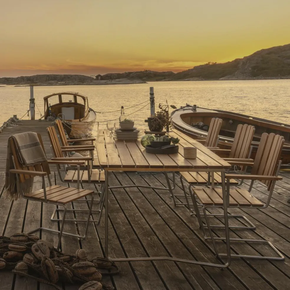 B31 170 Gartenesstisch klappbar 170x 92cm Eiche