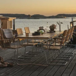 B31 170 Gartenesstisch klappbar 170x 92cm Eiche