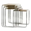 B 9 Pure Materials Beistelltisch 4er Set Nussbaum