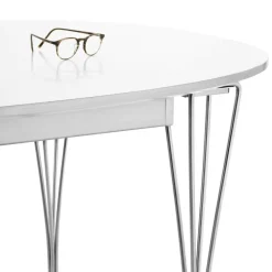 B619 Super-elliptischer Tisch Laminat ausziehbar