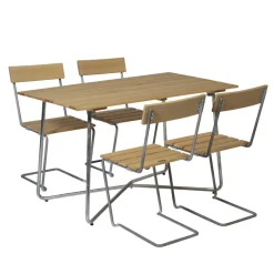 B25A 120 Gartenesstisch 120x70cm Eiche