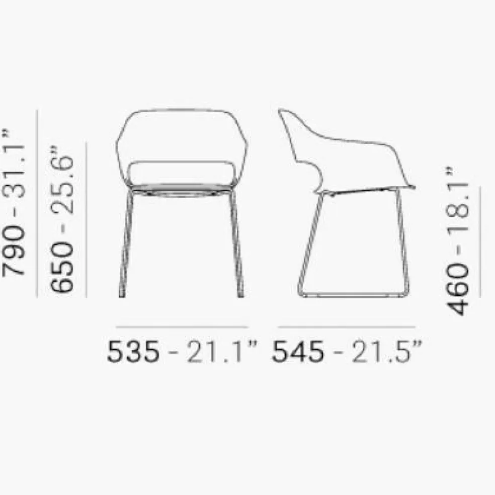 Babila 2745 Armlehnstuhl