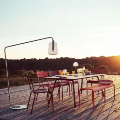 Balad Standfuß groß mit LED Akkuleuchte H 38cm